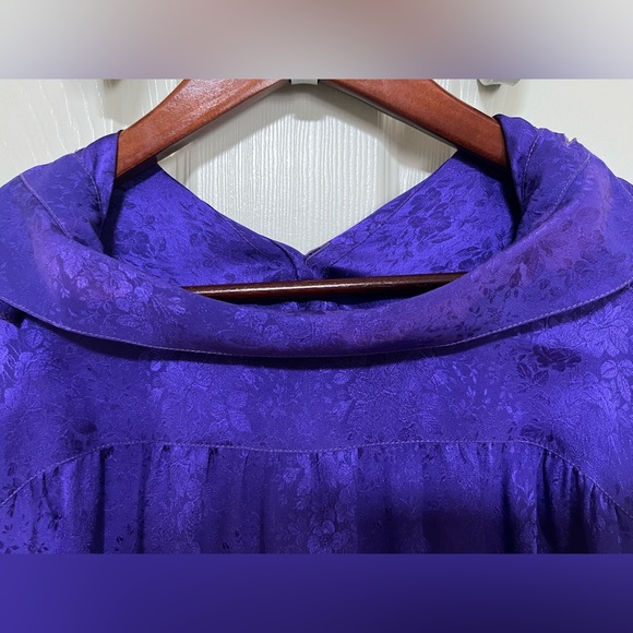 Vintage Floral Purple Ungaro Blouse - Picture 6 of 13